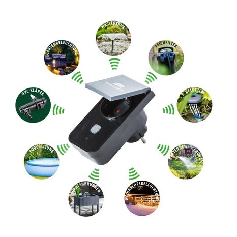 Chytrá venkovní zásuvka Heissner Wifi Z1-00 - 3