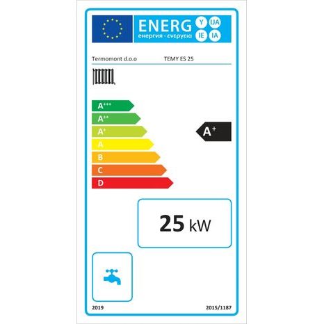 Krbová kamna na dřevo s varnou deskou a výměníkem TEMY ES 25 kW - bílý - 5