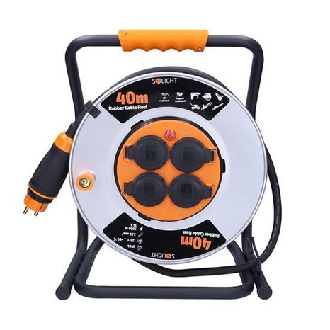 Venkovní prodlužovací kabel SOLIGHT buben 40m, 3x2,5mm² PB43 - 4