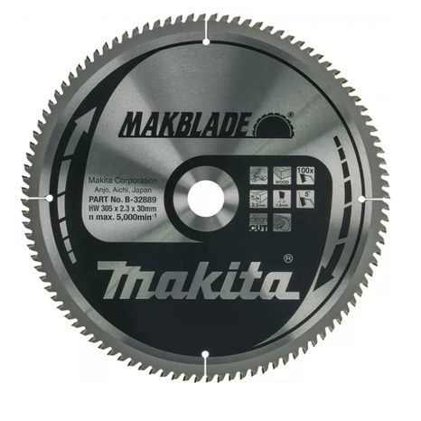 Pilový kotouč Makita 305 mm 100T B-32889
