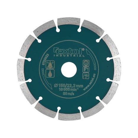 EXTOL INDUSTRIAL 8703033 - kotouč diamantový řezný segmentový Grab Cut, suché řezání, 150x22,2x2,5mm