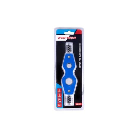 Kartáč na měděné trubky WESTBERG 4v1 vnitřní/vnější 15 a 22mm - 2