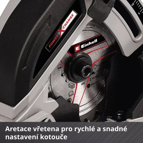 Aku mini ponorná pila Einhell TE-CS 18/89 Li Solo 4331100 - 7