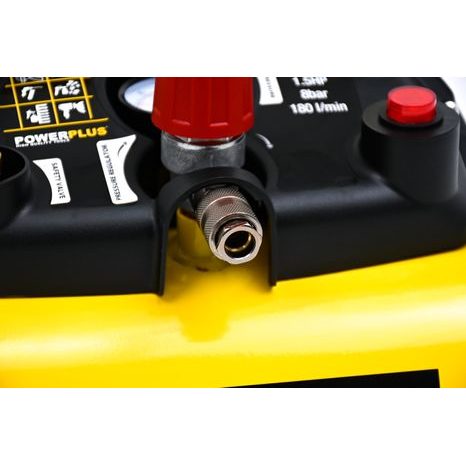 Elektrický bezolejový kompresor 6 l Powerplus POWX1721 - 7