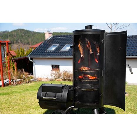 Zahradní gril s udírnou Kansas BBQ G21 - 13