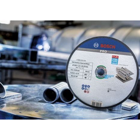 Řezný kotouč Bosch PRO Stainless Steel and Metal 230 x 1,9 mm 2608619773 - 3