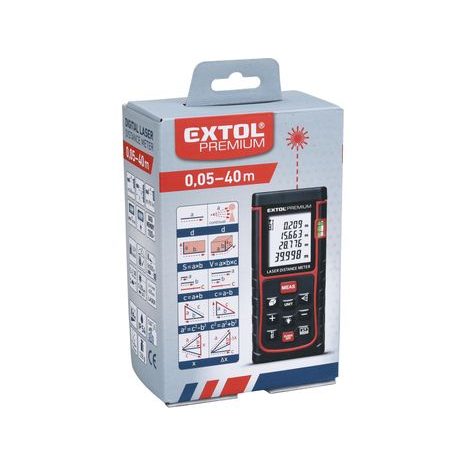 Digitálny laserový merač EXTOL PREMIUM 40M - 3