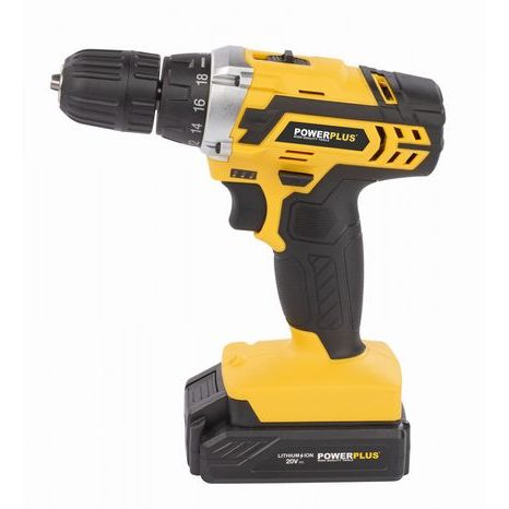 Aku vrtačka/šroubovák Powerplus 20V 3BAT POWX00501 - 7