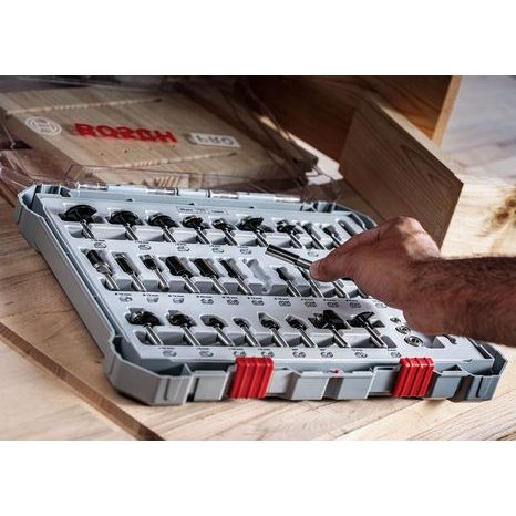 Smíšená sada fréz Bosch PRO 15ks 2607017471 - 6