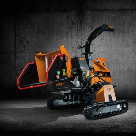 Pásový štiepkovač Först XR8D