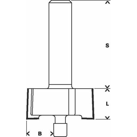 Falcovací stopková fréza Bosch 2608628449 - 3