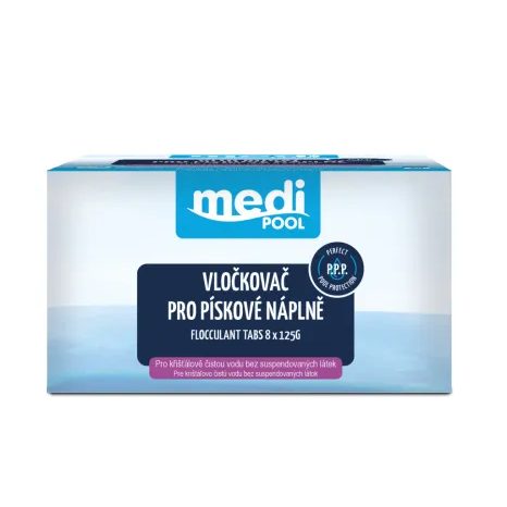 Vločkovač tablety mediPOOL 8x125g 1,0 kg