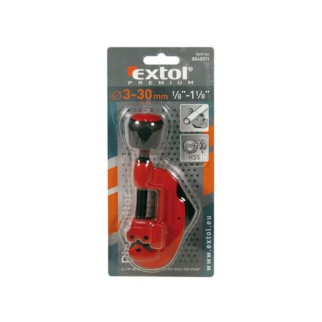 EXTOL PREMIUM 8848011 - řezač trubek s odhrotovačem, ∅3-30mm 