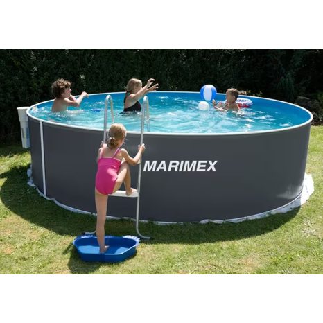 Bazén Orlando Marimex 4,57 x 1,07 m ŠEDÝ s příslušenstvím 10303044 - 4