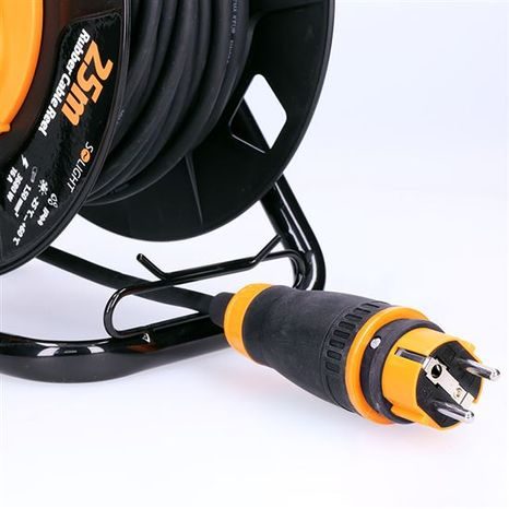 Venkovní prodlužovací kabel SOLIGHT buben 25m, 3x1,5mm² PB33 - 6