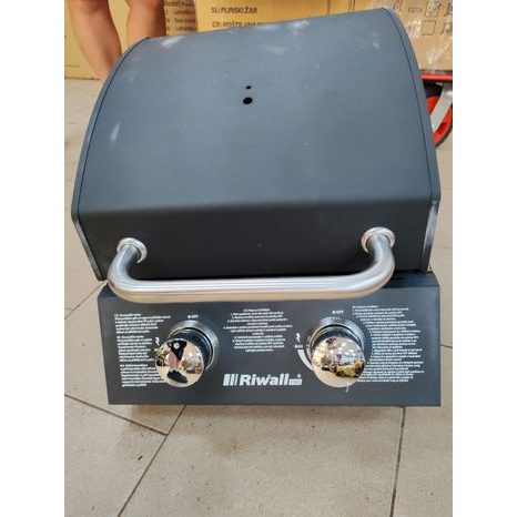 Poškozeno - Plynový gril Riwall PRO RGG 21 - 11