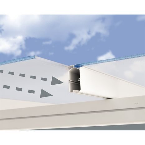 Hliníková pergola Palram Sierra 3000 bílá 3 x 3 - 6