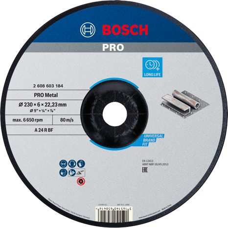 Brusný kotouč Bosch PRO Metal 230 mm 1 ks 2608603184