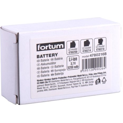 Akumulátor baterie FORTUM 4780216B - 2