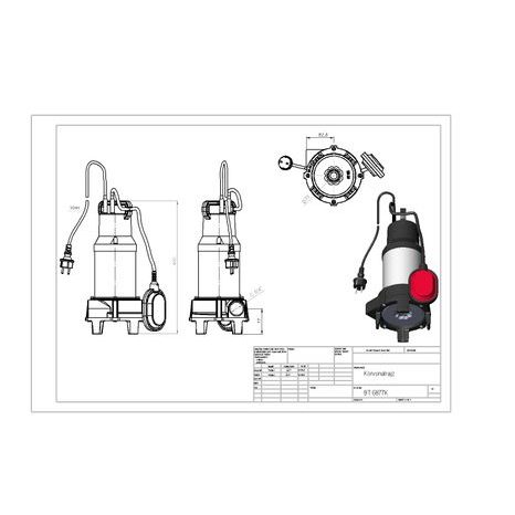 Kalové čerpadlo do septiku Elpumps BT 6877 K - 2