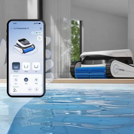 Automatický aku bazénový vysavač ECOVACS Ultramarine P1 - 13