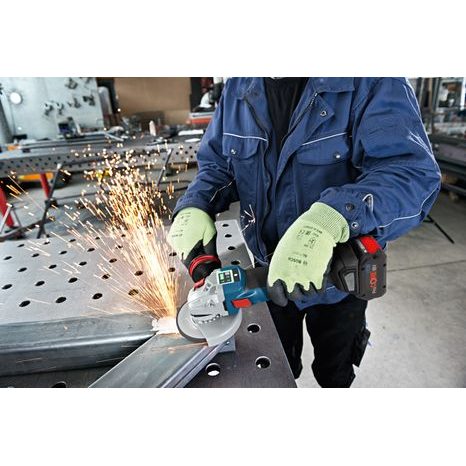 Aku úhlová bruska 150mm Bosch GWS 18V-10SC 06019G350B - 8