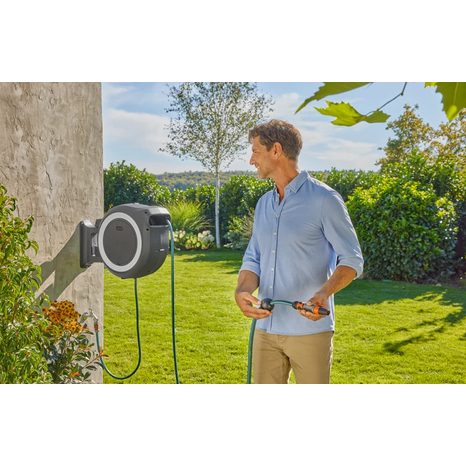 Aku nástěnný box na hadici Gardena PowerRoll XL 18642-20 - 7