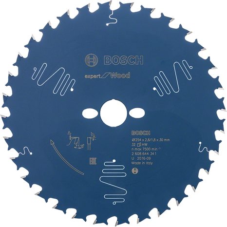 Pilový kotouč Bosch Expert for Wood  254 mm 32T 2608644341