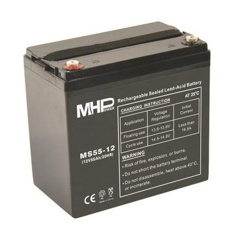 Baterie olověná MHPower MS55-12