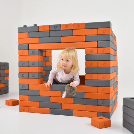 Preklady k tehličkám Birdito C6 oranžové 2ks - 7