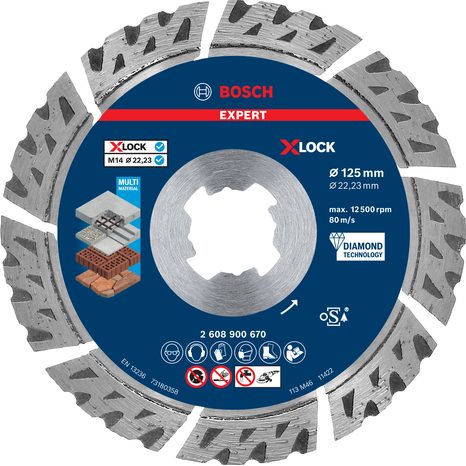 Diamantový dělicí kotouč Bosch EXPERT Multi Material 125mm 1 ks 2608900670