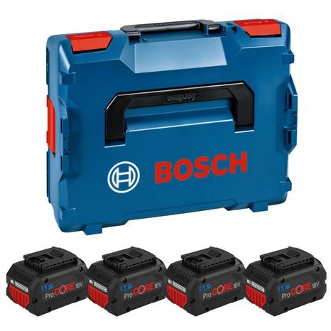 Sada akumulátorů Bosch ProCore 18V/5,5Ah 4 ks 1600A02A2U