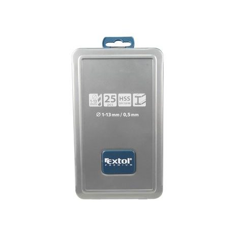 Sada spirálových vrtáků EXTOL PREMIUM HSS do kovu ∅1-13mm 8801192 - 2