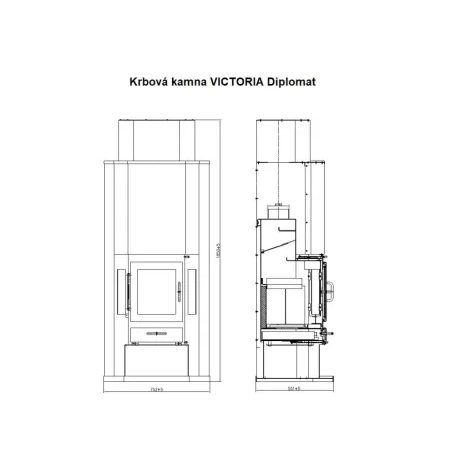 Krbová kamna VICTORIA Diplomat - 3