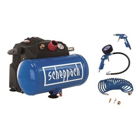 Elektrický bezolejový kompresor Scheppach HC 06 - 2