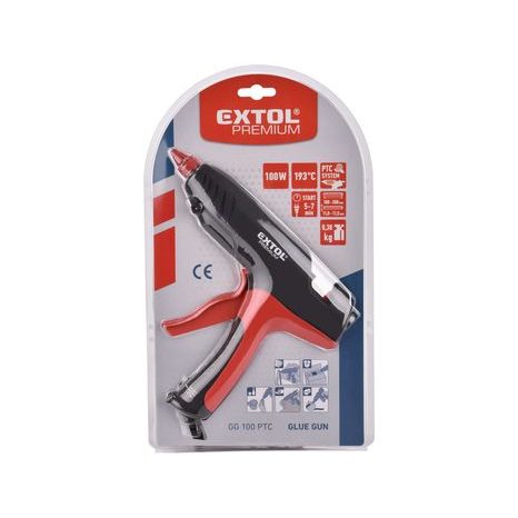 EXTOL PREMIUM 8899004 - pištoľ tavná lepiaca, ∅11mm, 100W - 5