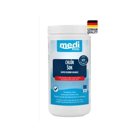 Rapid CHLÓR ŠOK - chlorový granulát mediPOOL 1,0 kg - 2