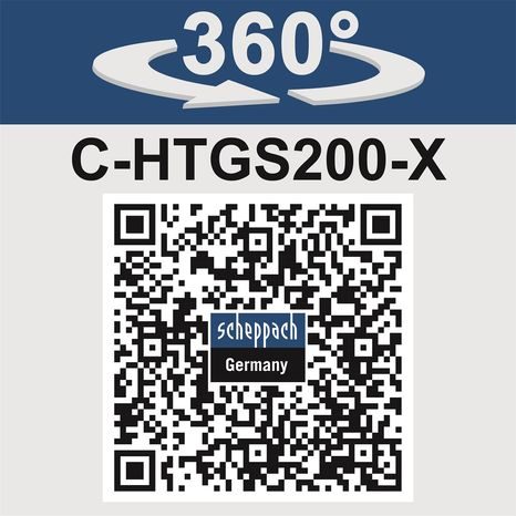 Aku nůžky na trávu a keře Scheppach C-HTGS200-X 5912205900 - 5