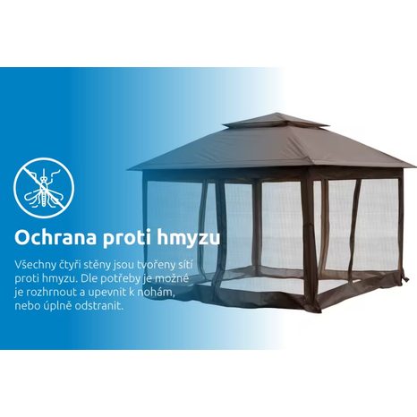 Zahradní altán Marimex Vista 3 x 3 m 10970574 - 9