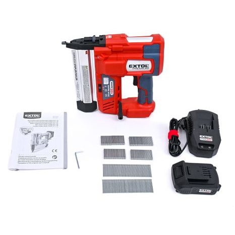 Aku sponkovačka/hřebíkovačka EXTOL PREMIUM 8891860 - 11