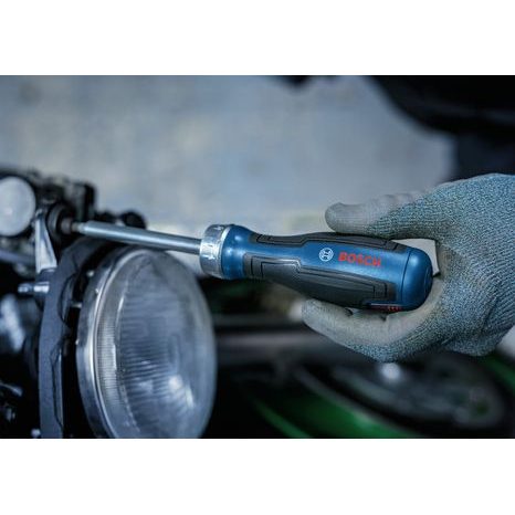 Ráčnový šroubovák Bosch se zásobníkem 12 ks bitů 1600A039PK - 6