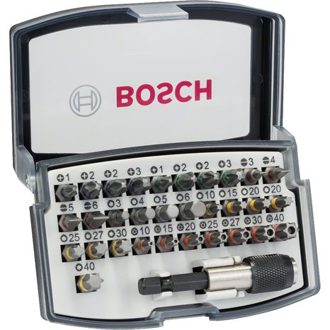 Sada šroubovacích bitů s univerzálním držákem Quick Change Bosch 32 ks 2607017319