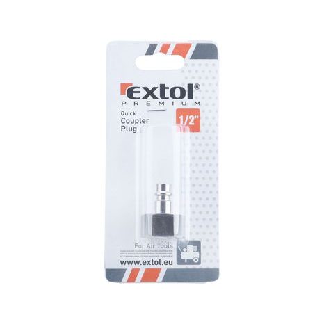 EXTOL PREMIUM 8865126 - rychlospojka vzduchová vsuvka s vnitřním závitem, G-1/2" - 2