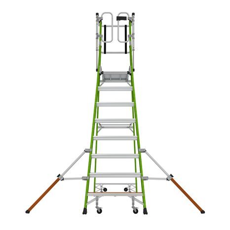 Bezpečnostní skládací žebřík LittleGiant Safety Cage 2.0 M8 19708EN - 2