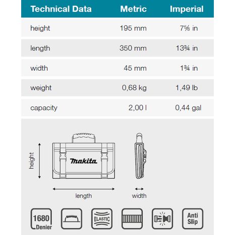 Organizér Makita E-15506 - 3