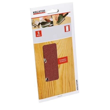 5x Brusný papír Kreator 90 x 185 mm XQ G180 KRT200508 - 2