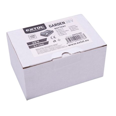 Akumulátor EXTOL PREMIUM  20V 2 Ah 8895780 - 2