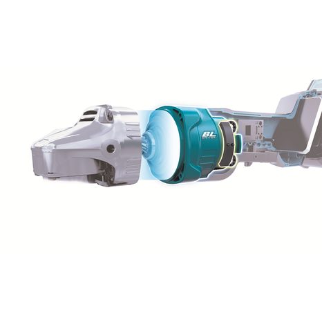 Aku úhlová bruska Makita XGT GA051GZ - 2