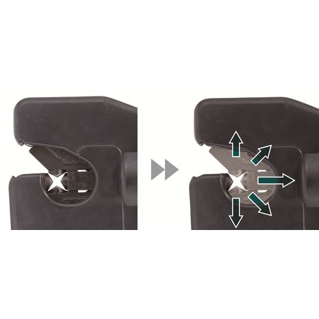 Aku krimpovací kleště Makita LXT DTC303ZK - 4