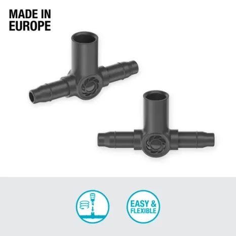 T-kus Gardena pro rozprašovací trysky / koncové kapače 4,6 mm (3/16") 13216-20 - 3